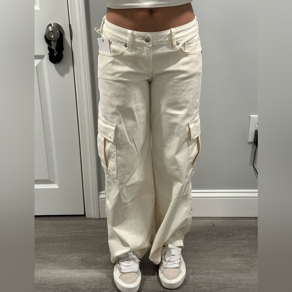 Miss meCream Wide-Leg Cargo Pants